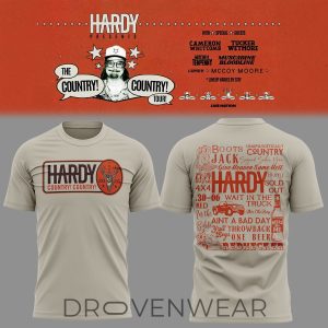 Hardy Country Tour 2026 Graphic Tee Version 7 by Drovenwear.com