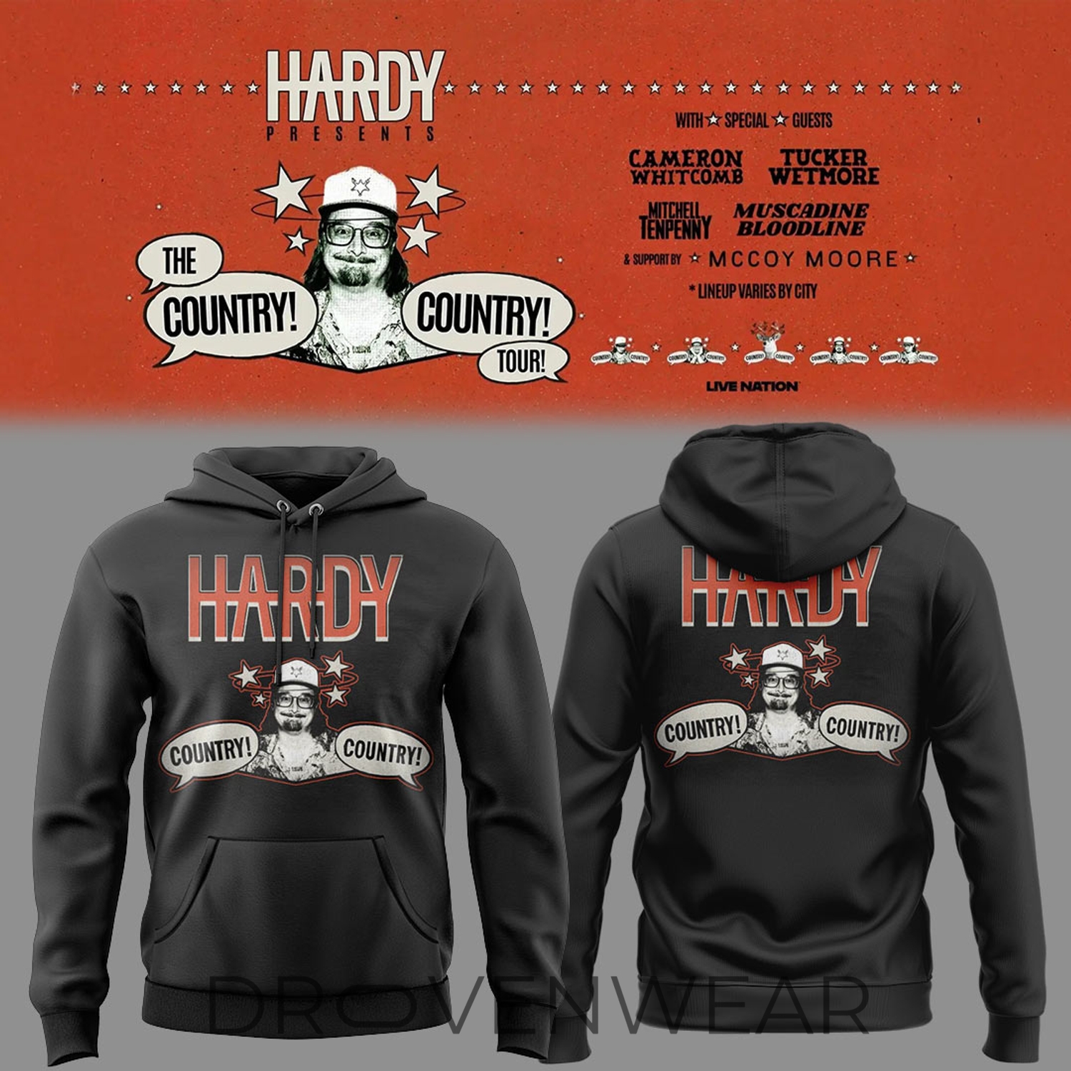 Hardy Country Tour 2026 Premium Hoodie Edition 4 Hardy Country Tour 2026 Premium Hoodie Edition 4