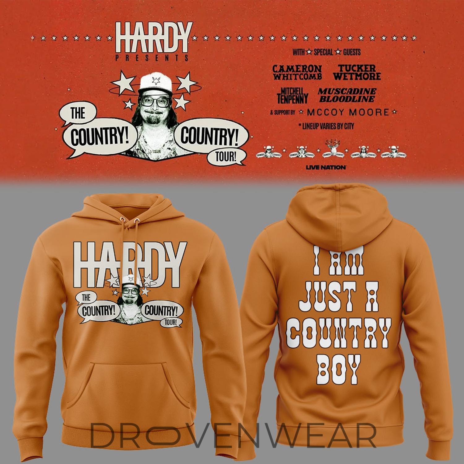 Hardy Country Tour 2026 Premium Hoodie Edition 5 Hardy Country Tour 2026 Premium Hoodie Edition 5