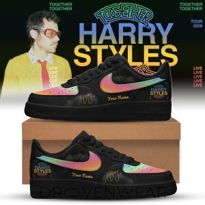 Harry Styles Together Together Tour Custom Air Force 1 by Drovenwear.com