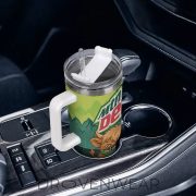 Highland Cow & Mountain Dew Inspired 40oz Travel Tumbler - Image 2