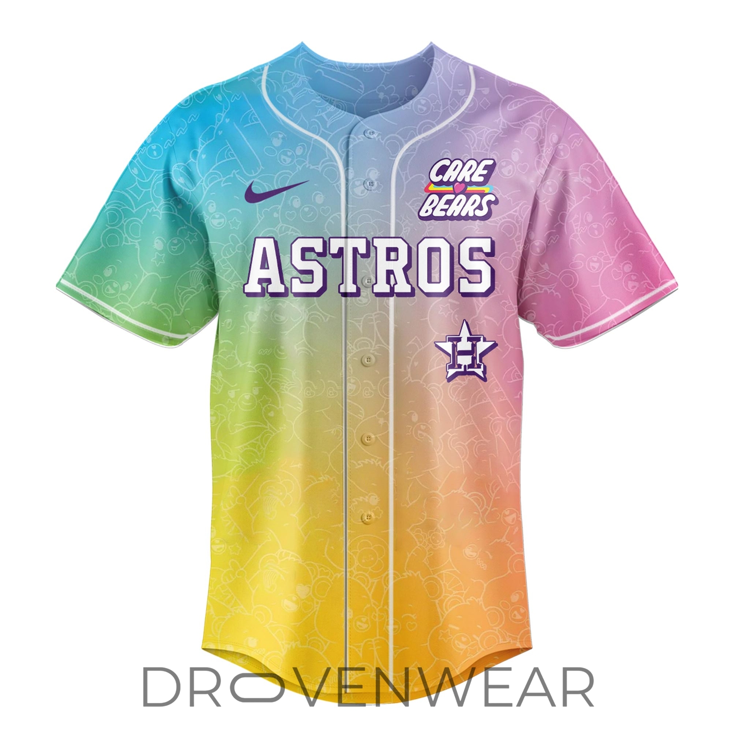 Houston Astros Special Care Bears Night MLB Limited Edition Baseball Jersey Houston Astros Special Care Bears Night MLB Limited Edition Baseball Jersey