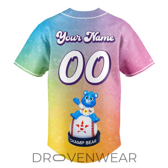 Houston Astros Special Care Bears Night MLB Limited Edition Baseball Jersey - Image 4