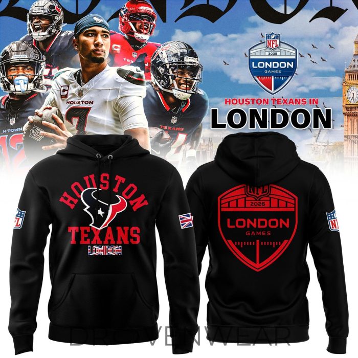 Houston Texans 2026 London NFL Event Hoodie - Image 3