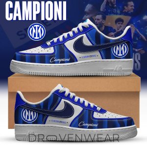Inter Milan Italian Champions 20252026 AF1 Inspired Shoes by Drovenwear.com