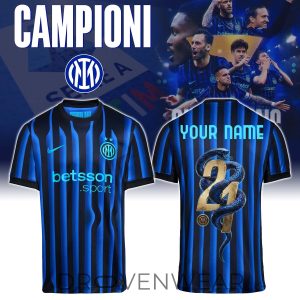 Inter Milan Italian Champions 20252026 Jersey Version II by Drovenwear.com