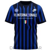 Inter Milan Italian Champions 2025-2026 Limited Edition T-Shirt - Image 4