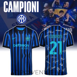 Inter Milan Italian Champions 20252026 Official Jersey by Drovenwear.com