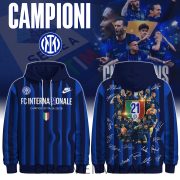 Inter Milan Italian Champions 2025-2026 Premium Hoodie