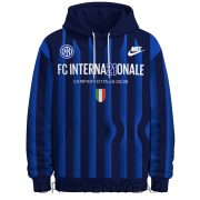 Inter Milan Italian Champions 2025-2026 Premium Hoodie - Image 4