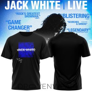 Jack White No Name Tour Graphic TShirt for Fans by Drovenwear.com