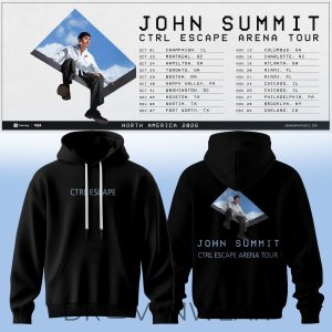 John Summit CTRL ESCAPE Arena Tour Pullover Hoodie by Drovenwear.com