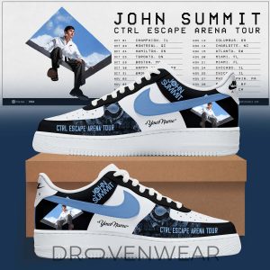 John Summit CTRL ESCAPE Tour 2026 Custom Air Force 1 Sneakers by Drovenwear.com