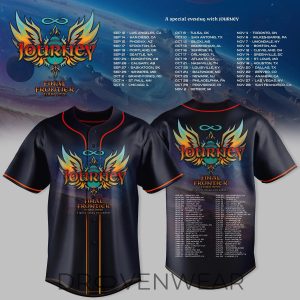 Journey Final Frontier Tour 2026 Fan Jersey Limited V2 by Drovenwear.com