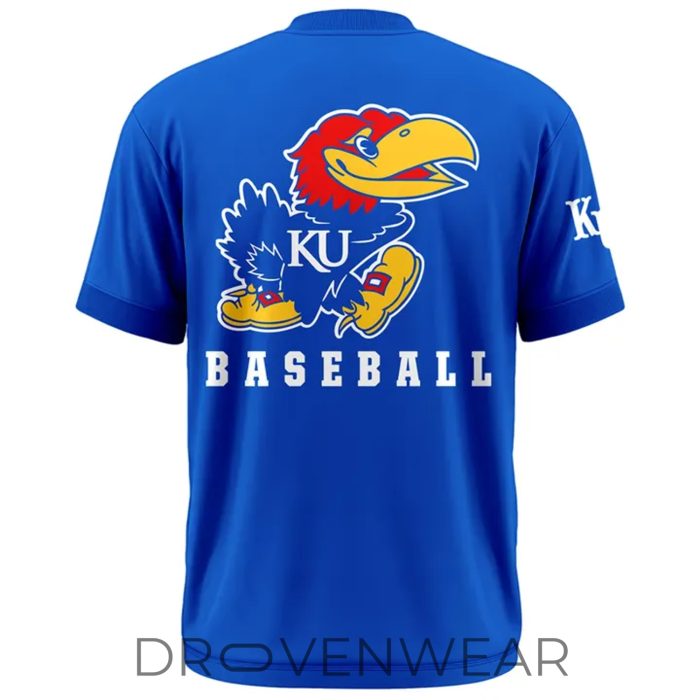 Kansas Baseball Big 12 Champions 2026 Fan T-Shirt Edition - Image 2