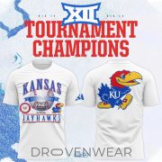 Kansas Jayhawks 2026 Big 12 Baseball Champions Locker Room Shirt V2 - Image 5