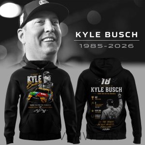 Kyle Busch Rowdy Forever Fan Hoodie V3 Exclusive Edition by Drovenwear.com