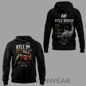 Kyle Busch Rowdy Forever Fan Hoodie V3 Exclusive Edition by Drovenwear.com