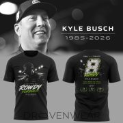 Kyle Busch Rowdy Forever Limited Tribute Shirt V7 Exclusive Drop