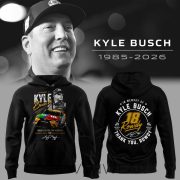 Kyle Busch Rowdy Forever NASCAR Tribute Pullover Hoodie Limited Edition
