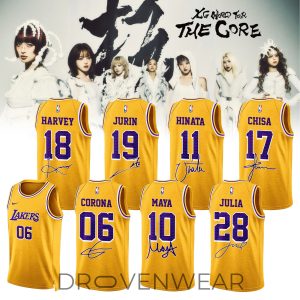 LA Lakers XG Tour Yellow Limited Basketball Jersey by Drovenwear.com