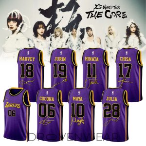 LA Lakers XG World Tour Purple Basketball Jersey Edition by Drovenwear.com