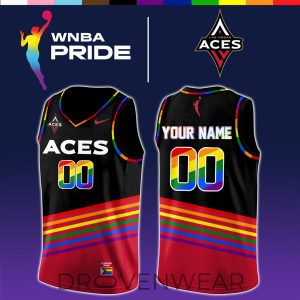 Las Vegas Aces 2026 WNBA x Pride Day Limited Edition Jersey by Drovenwear.com