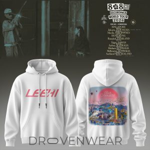 LeeHi Dok2 808 HI Recordings World Tour 2026 Hoodie Version 1 by Drovenwear.com