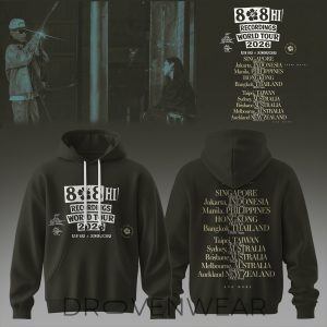 LeeHi Dok2 808 HI Recordings World Tour 2026 Hoodie Version 3 by Drovenwear.com