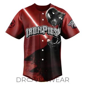 Lehigh Valley IronPigs Star Wars Night Custom Baseball Jersey by Drovenwear.com