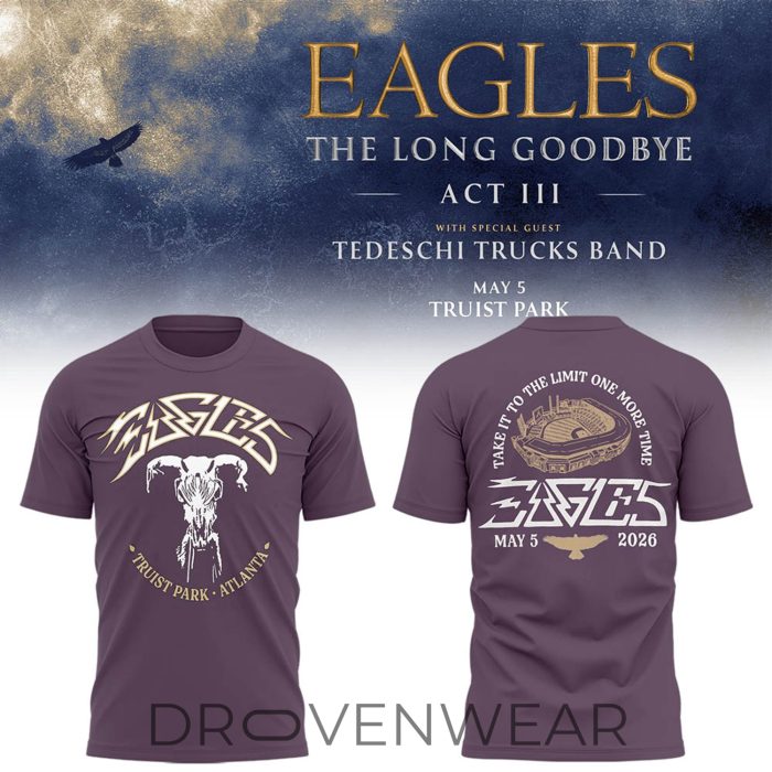 Limited Edition The Long Goodbye Act III Truist Park 2026 Concert Shirt - Image 2