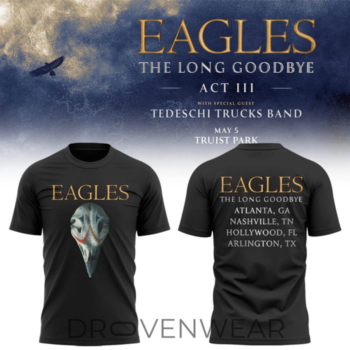Limited Edition The Long Goodbye Act III Truist Park 2026 Concert Shirt - Image 3