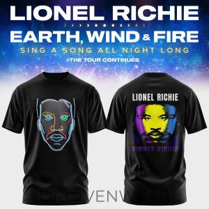 Lionel Richie Sing A Song All Night Long Tour Graphic Shirt by Drovenwear.com
