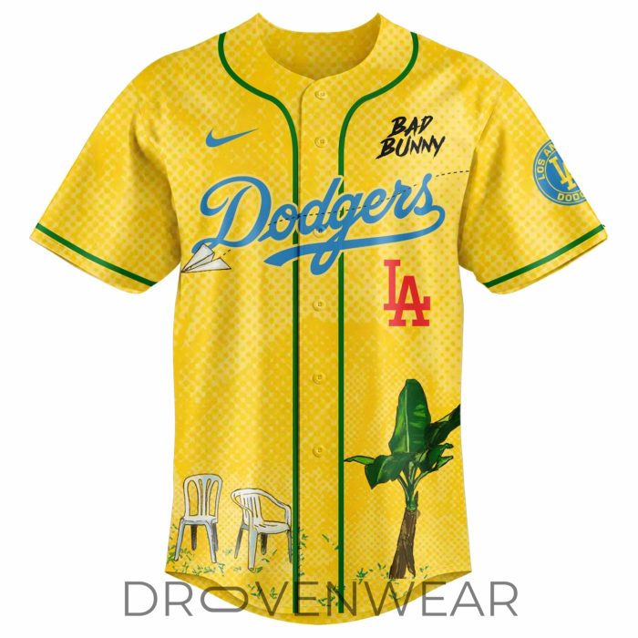 Los Angeles Dodgers Caribe World Tour MLB Limited Edition Baseball Jersey - Image 2