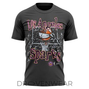Los Angeles Sparks 2026 Basketball Team Graphic Tee V2 by Drovenwear.com