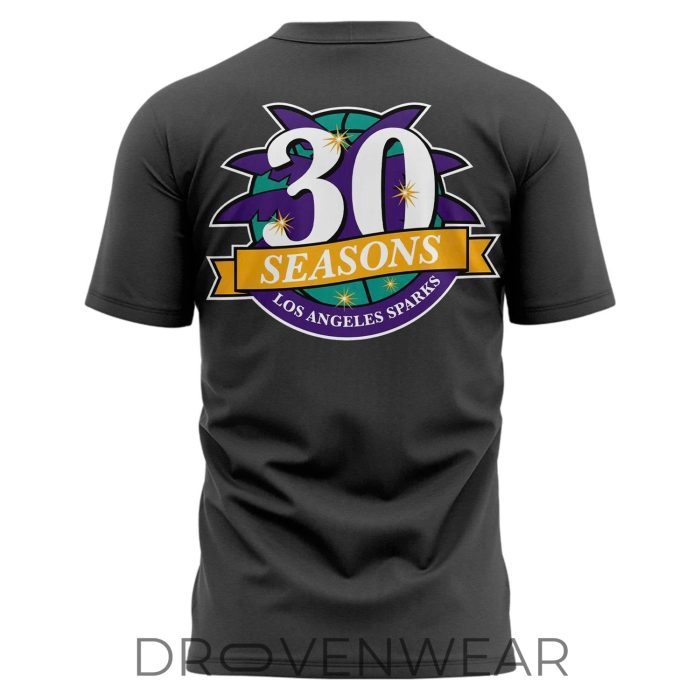 Los Angeles Sparks 2026 Basketball Team Graphic Tee V2 - Image 3