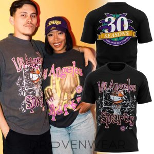 Los Angeles Sparks 2026 Season New Release Fan TShirt by Drovenwear.com