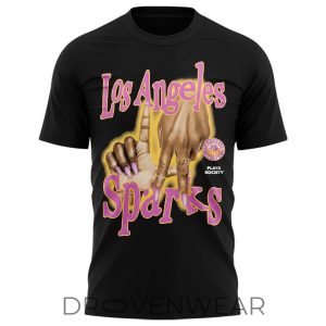 Los Angeles Sparks 2026 WNBA Collection TShirt V1 by Drovenwear.com