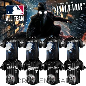 MLB All Teams SpiderMan Noir 2026 Jersey Variant V2 by Drovenwear.com