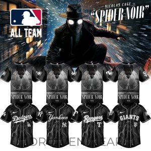 MLB All Teams SpiderMan Noir 2026 Jersey Variant V3 by Drovenwear.com