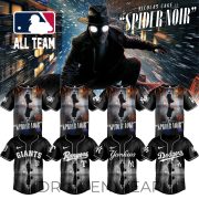 MLB All Teams Spider-Man Noir 2026 Jersey Variant V6