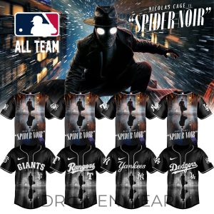MLB All Teams SpiderMan Noir 2026 Jersey Variant V6 by Drovenwear.com