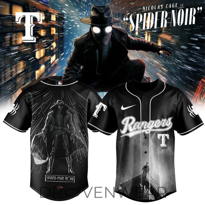 MLB All Teams Spider-Man Noir 2026 Special Baseball Jersey - Image 3
