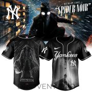 MLB All Teams Spider-Man Noir 2026 Special Baseball Jersey - Image 4