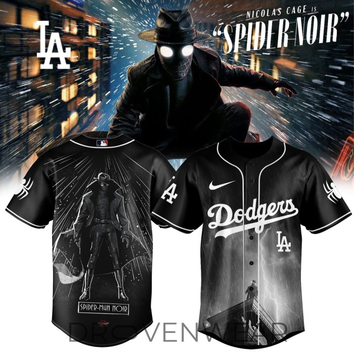 MLB All Teams Spider-Man Noir 2026 Special Baseball Jersey - Image 5