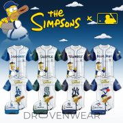 MLB All Teams x Homer Simpson Wonderbat Retro Baseball Jersey 2026 Limited Release
