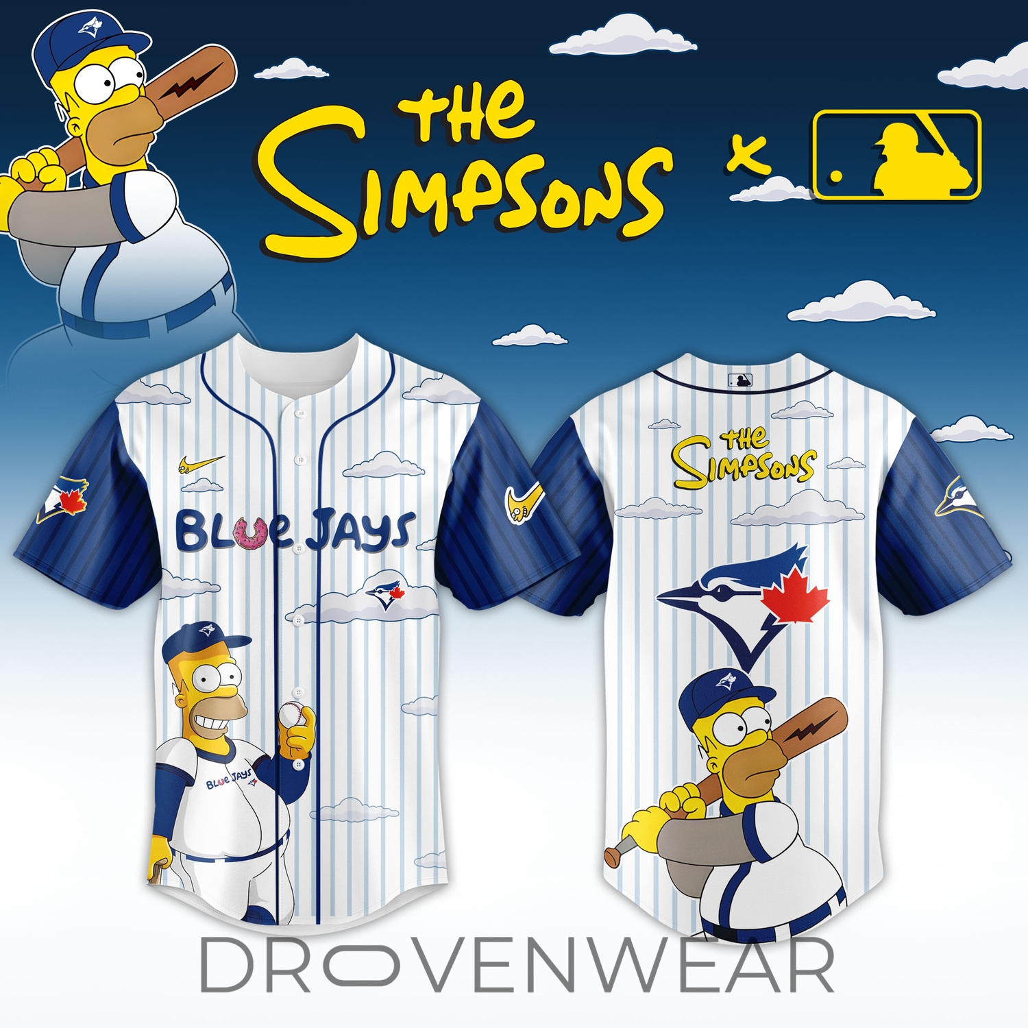 MLB All Teams x Homer Simpson Wonderbat Retro Baseball Jersey 2026 Limited Release MLB All Teams x Homer Simpson Wonderbat Retro Baseball Jersey 2026 Limited Release