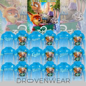 MLB x Zootopia 2 Premium Limited Edition Hoodie Collection by Drovenwear.com