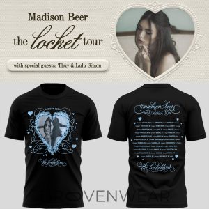 Madison Beer The Locket Tour 2026 Exclusive Shirt Version 2 by Drovenwear.com