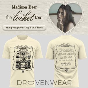 Madison Beer The Locket Tour 2026 Limited Edition Shirt by Drovenwear.com